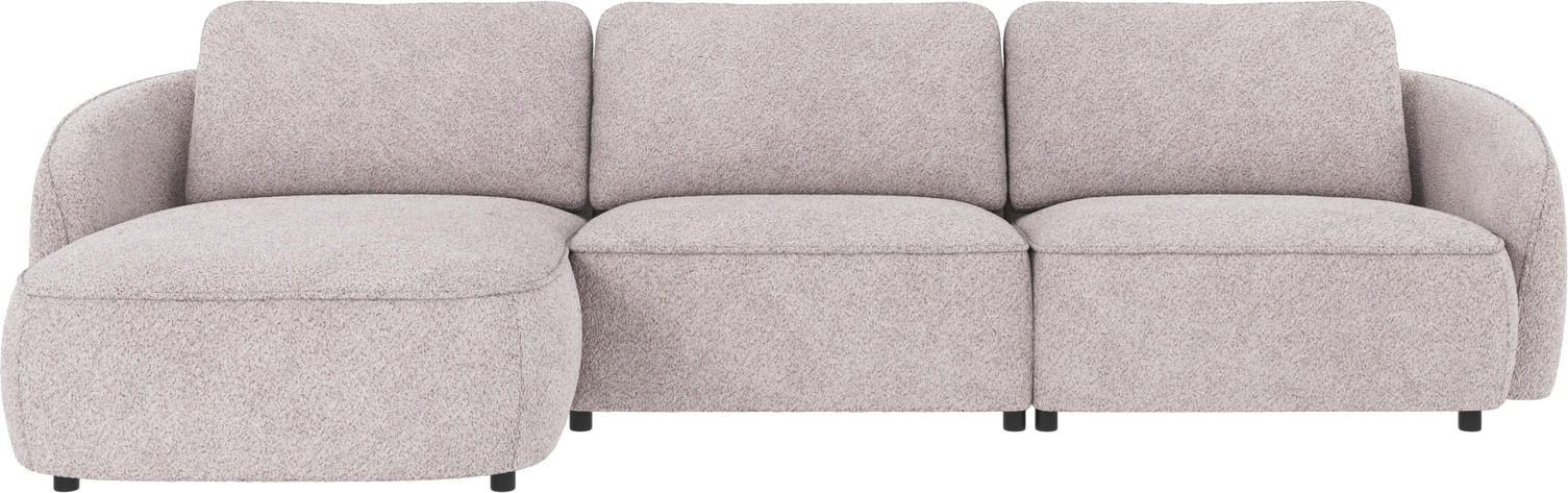Chaiselongsofa Rowico Norris Venstrevendt   Anna 15 Lys Grå Polyesterstof Med Nozag-fjedre Og Hr-koldskum Skandinavisk Design Med Fscâ -ramme