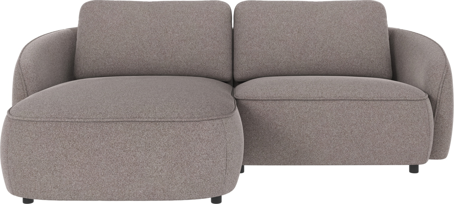 Chaiselongsofa Rowico Norris Venstrevendt   Gråbeige Brenda Stof 226ã 162ã 80 Cm