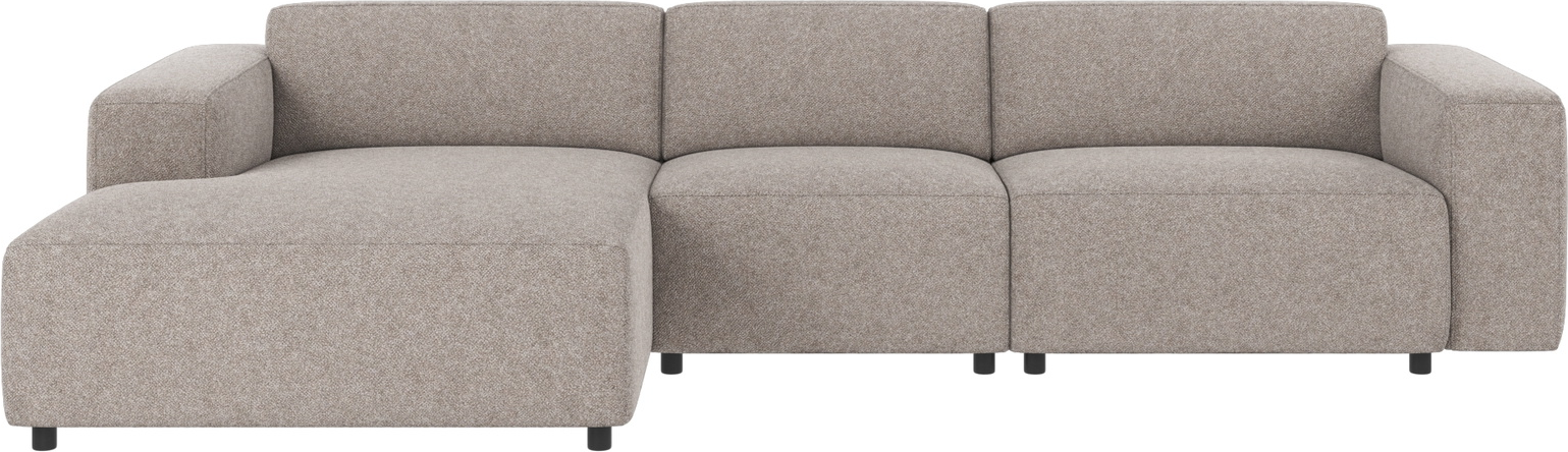 Chaiselongsofa Rowico Willard Bobby Grå Venstrevendt Modulopbygget Fsc-certificeret 312x161 Cm
