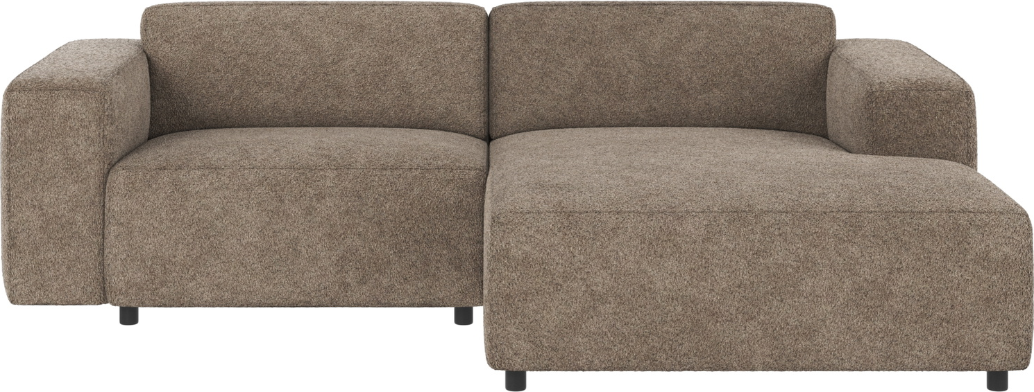 Chaiselongsofa Rowico Willard Højrevendt Mørk Beige Stof Anna 234x161x70 Cm Skandinavisk Design Fscâ -mix Ramme High Resilience-skum