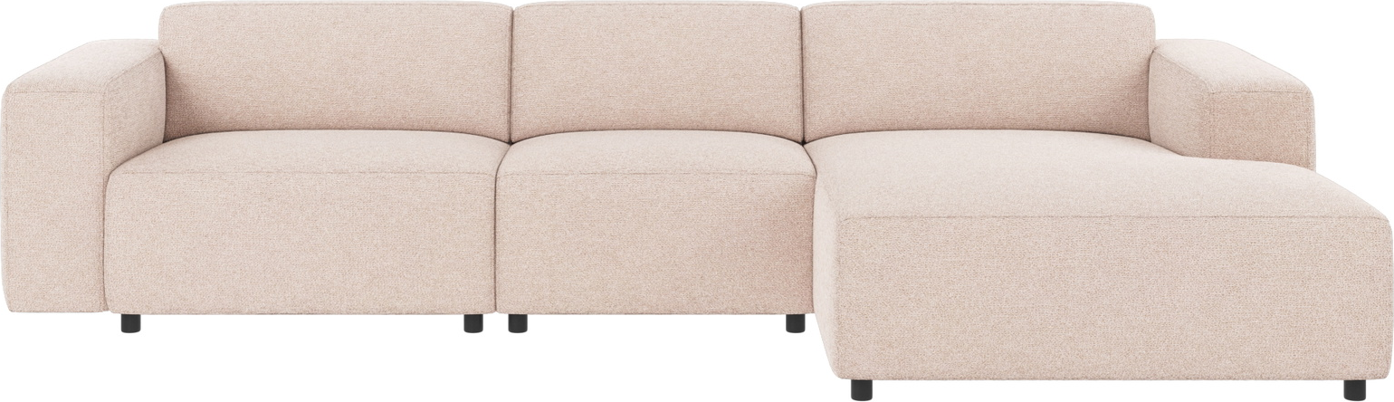 Chaiselongsofa Rowico Willard Højrevendt Lysebeige Stof 312ã 161 Cm