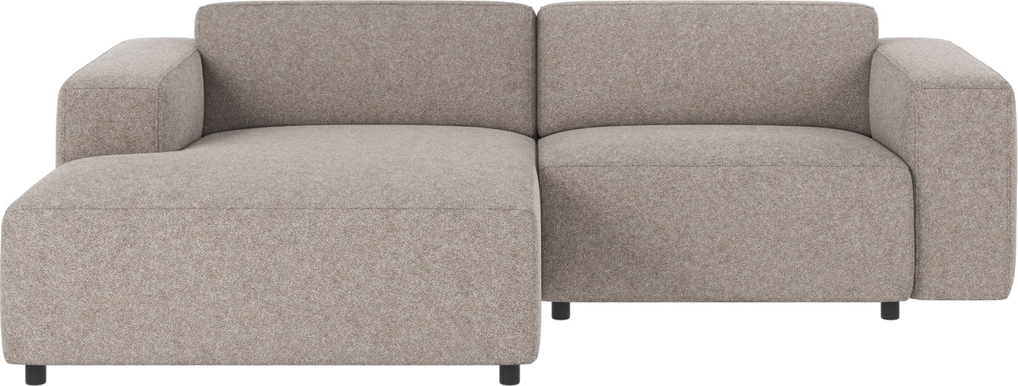 Chaiselongsofa Rowico Willard Venstrevendt Grå Bobby 234x161x70 Cm