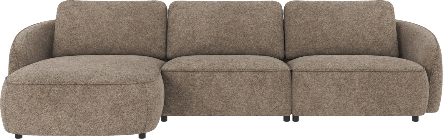 Chaiselongsofa Venstrevendt Rowico Norris   Anna Stof Mørk Beige 319x162x80 Cm