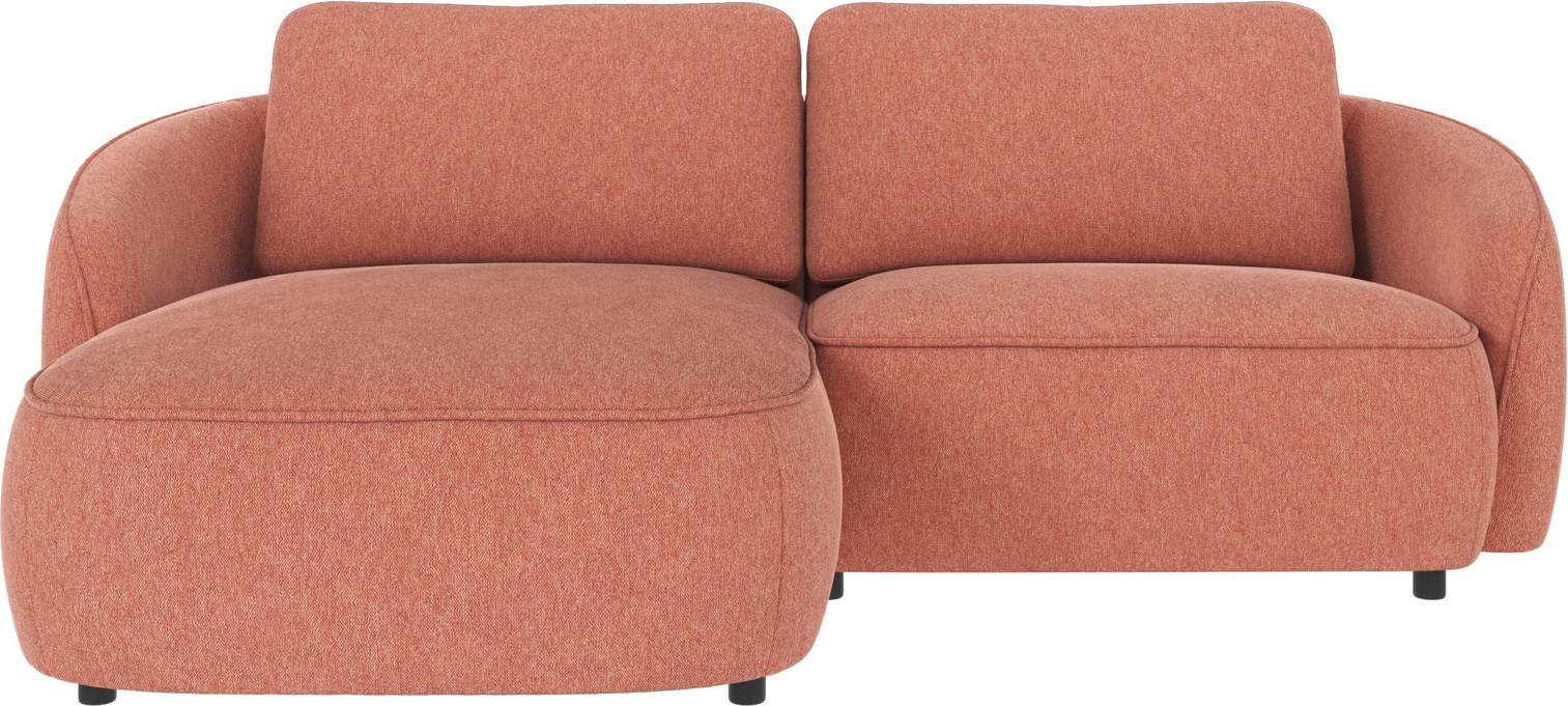 Chaiselongsofa Venstrevendt Rowico Norris Rød Brenda-stof 226x162x80 Cm