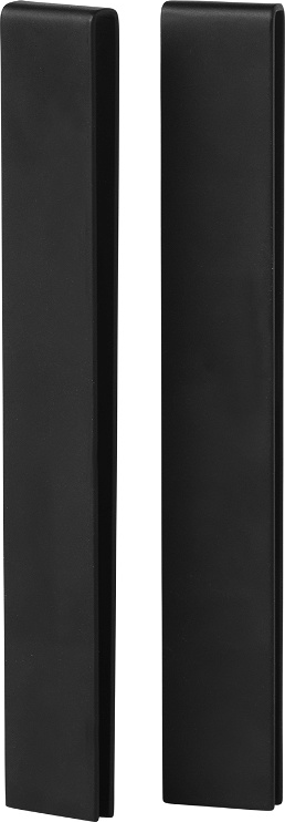 Clips Klemmer Til Magasinholder Kristina Dam Curved Sort Pulverlakeret Stål 21 Cm