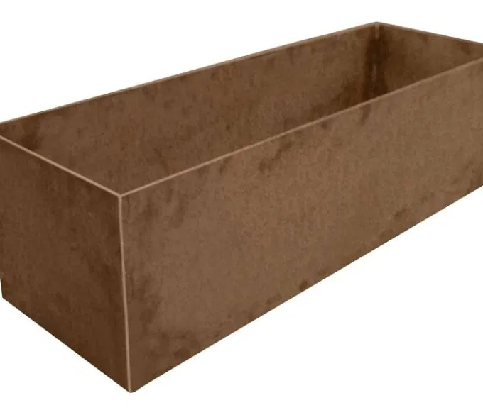 Corten Plantekumme   5mm Stålplade  120x40x40cm