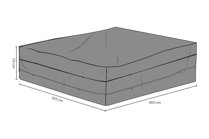 Cover Havebord 125 160 Cm Diverse   Overtræk Til Havemøbler Brafab Enggården Havemøbler