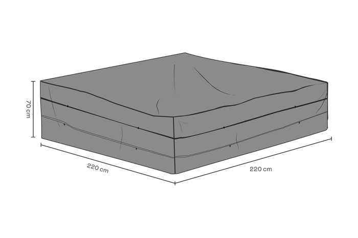Cover Havebord 220   220 Cm Diverse   Overtræk Til Havemøbler Brafab Enggården Havemøbler