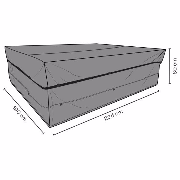 Cover Havebord 190   225 Cm Diverse   Overtræk Til Havemøbler Brafab Enggården Havemøbler
