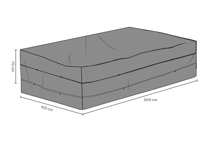 Cover Sofa 105   200 Cm Diverse   Overtræk Til Havemøbler Brafab Enggården Havemøbler