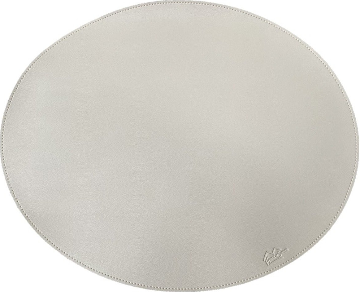 Dækkeserviet House Of Sander Soft Cream Pu Læder 36   45 Cm