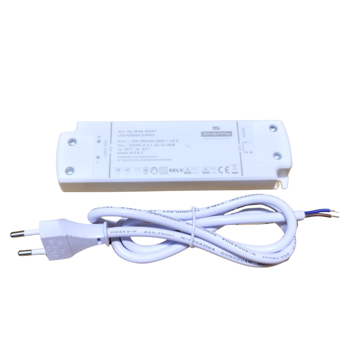 Dæmpbar Led Driver Fra Snappy 24v 36w