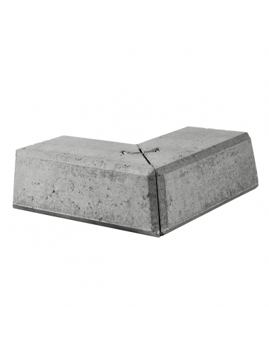 Danblokke Bx26 8x17 Cm Hjørne Type   Grå