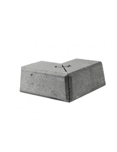 Danblokke Bx26 8x17 Cm Hjørne Type   Grå