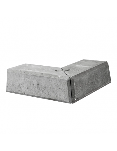 Danblokke Bx26 8x17 Cm Hjørne Type   Grå