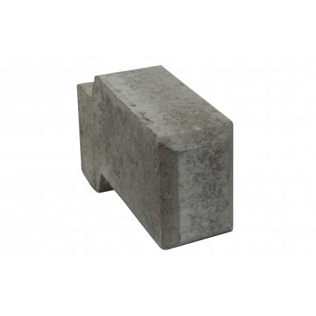 Danblokke 12 5x34x17 Cm     Blok Grå