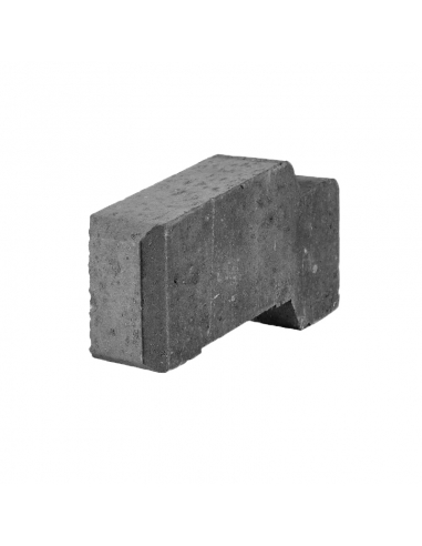 Danblokke 12 5x34x17 Cm     Blok Sort Antracit