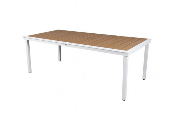 Daneline Adam Havebord Nonwood 102x216 Cm Hvid