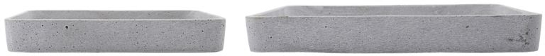 Dekorationsbakke House Doctor Retra Grå Polystone 22x22 Cm