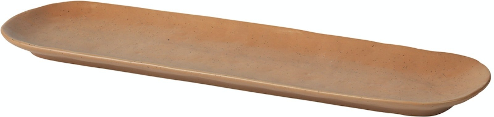 Elegant brun porcelænsfad fra Broste Copenhagen 40 cm