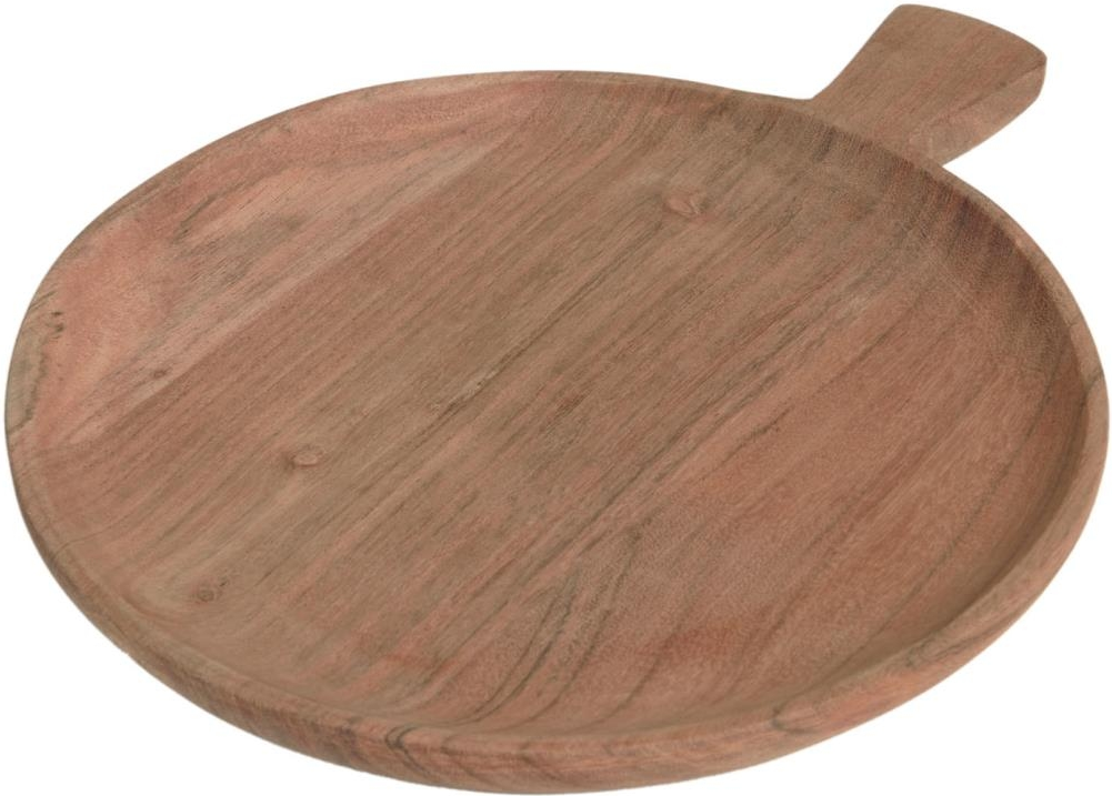 Dekorationsfad Kave Home Tabita   Massivt Akacietræ ø31 Cm Natur