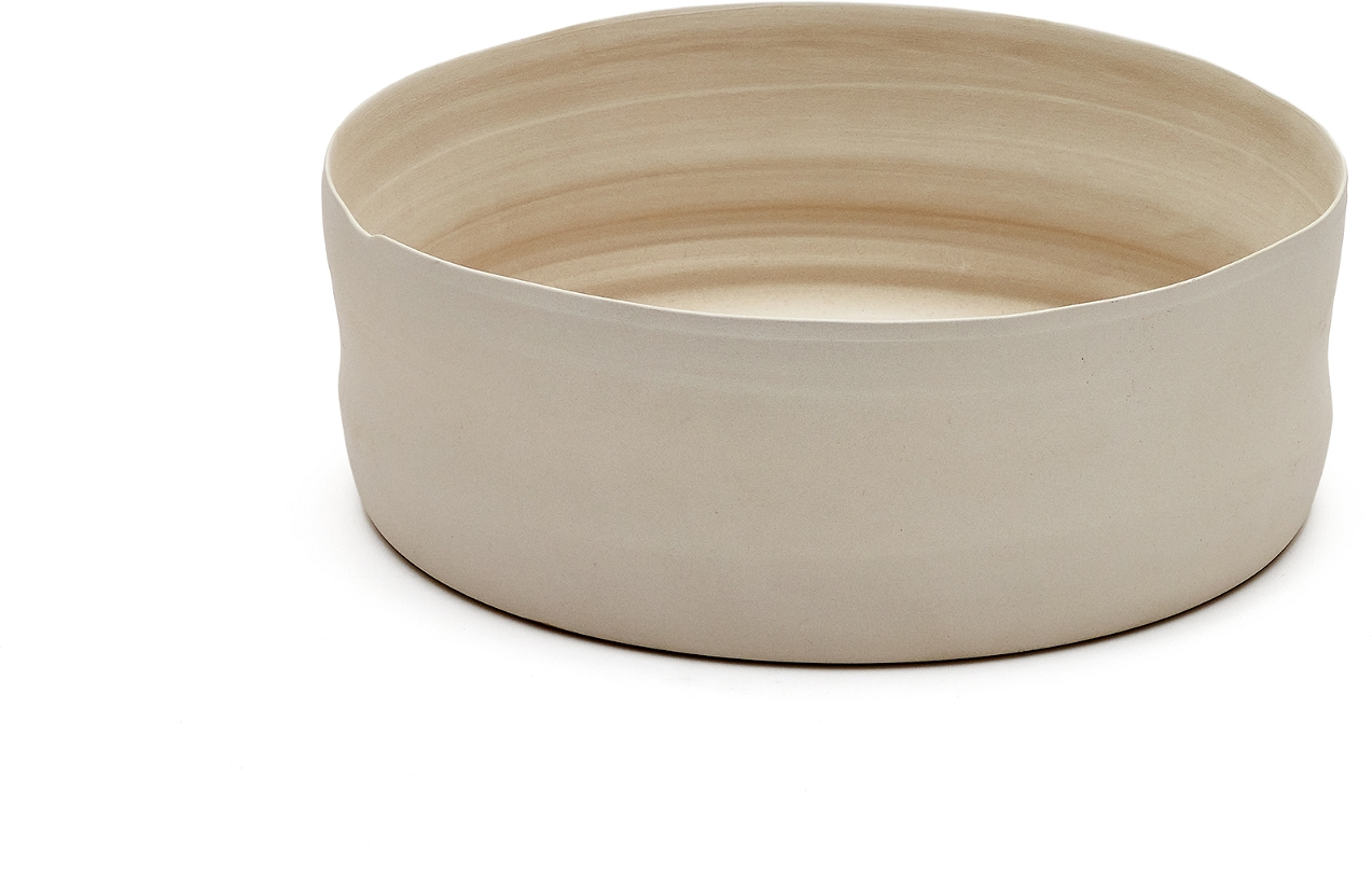 Dekorativ Keramiktallerken fra Kave Home – Beige Ø30 cm