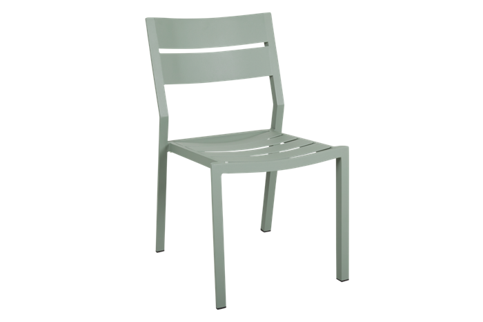 Delia Stabelstol Dusty Green Havestole Brafab Enggården Havemøbler