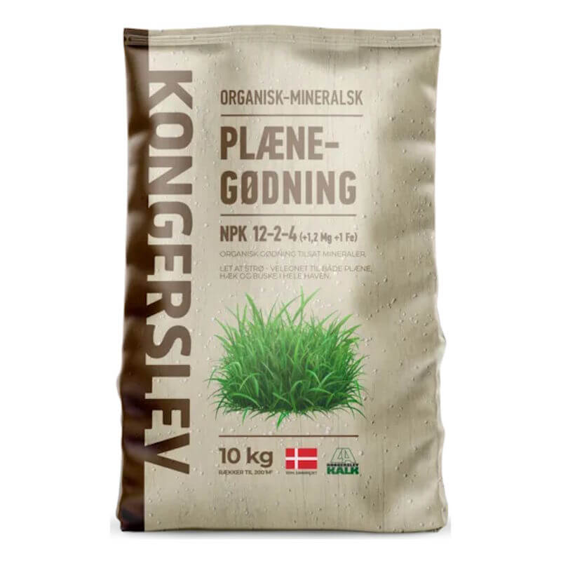 Delorganisk Plænegødning 10 Kg Npk 12- -   Mg  Fe