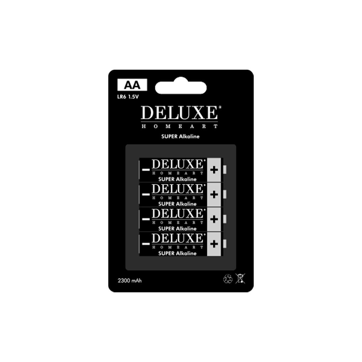 Deluxe Homeart 4xaa Batterier