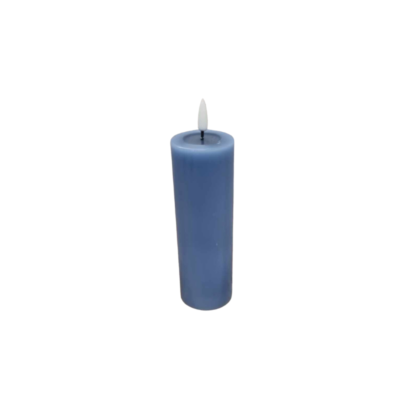 Deluxehomeart Ice Blue Led Bloklys 5x15 Cm