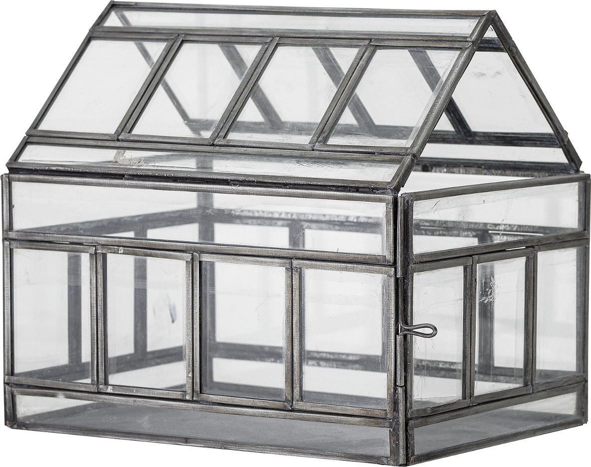 Displayhus Creative Collection Jerri Gråt Metal Sættekasse 16 5x14 5x19   Cm