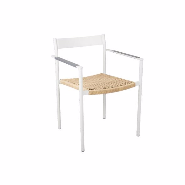 Dk Stolen Light Grey Havestole   Havestole Stabelbare Brafab Enggården Havemøbler