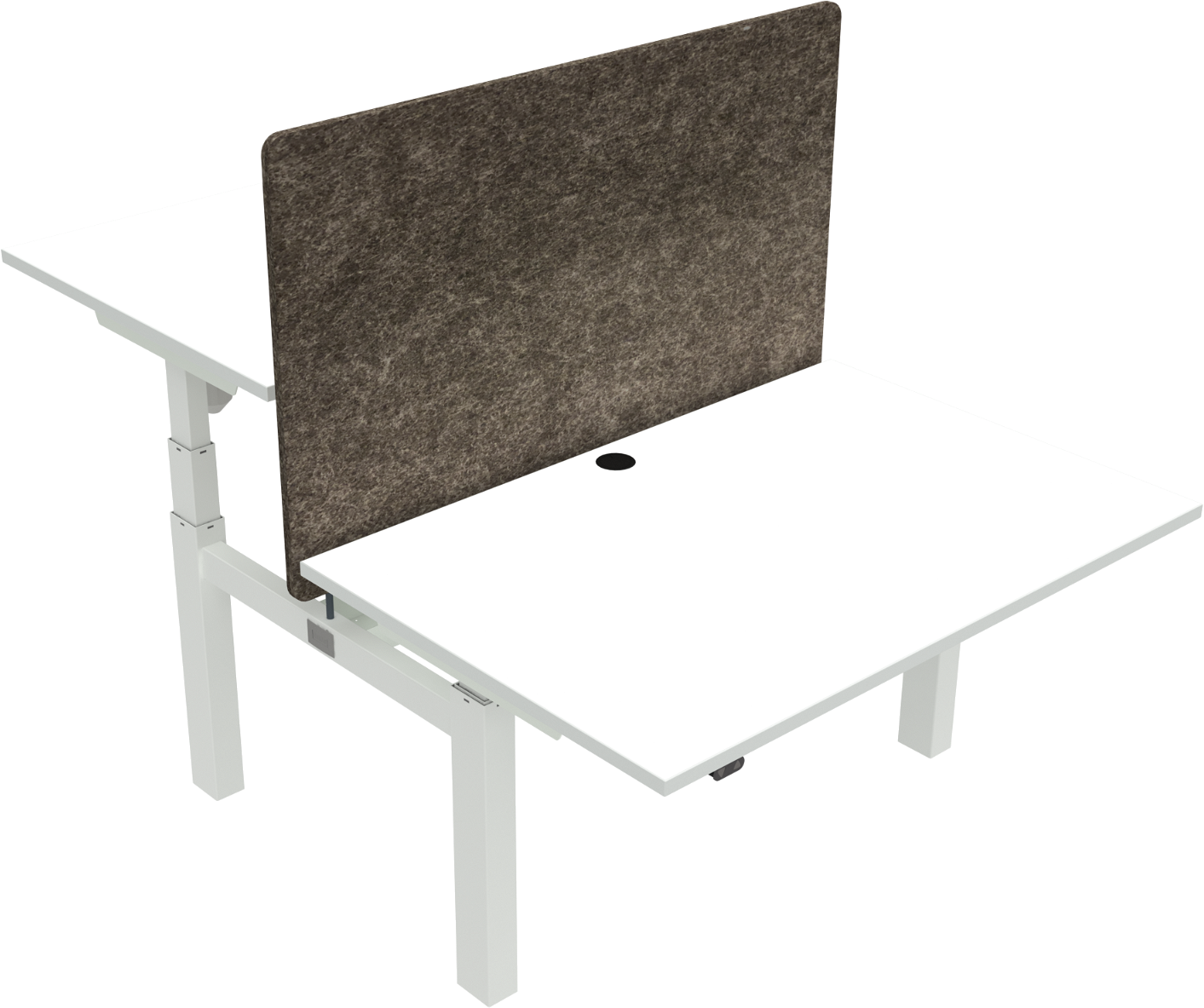 Ergonomisk Hæve-/Sænkebord Zennord 120x80 cm - Tilbud!