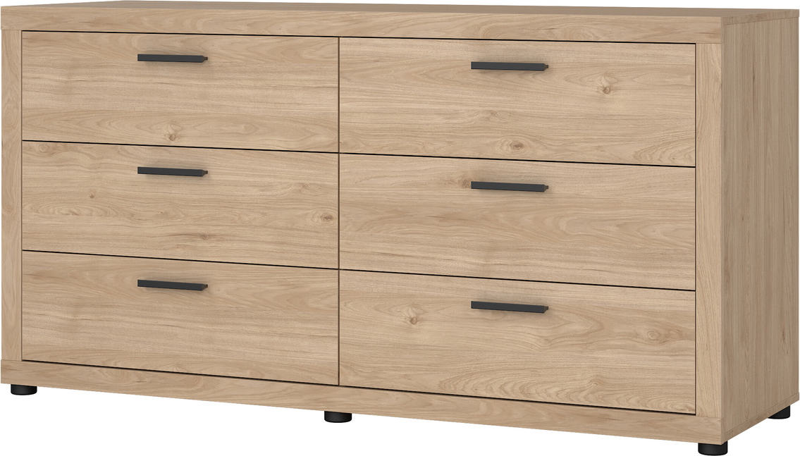 Dobbelt Kommode Vesterholm Ena   Skuffer Jackson Hickory H79 6ã B153 6ã D49   Cm