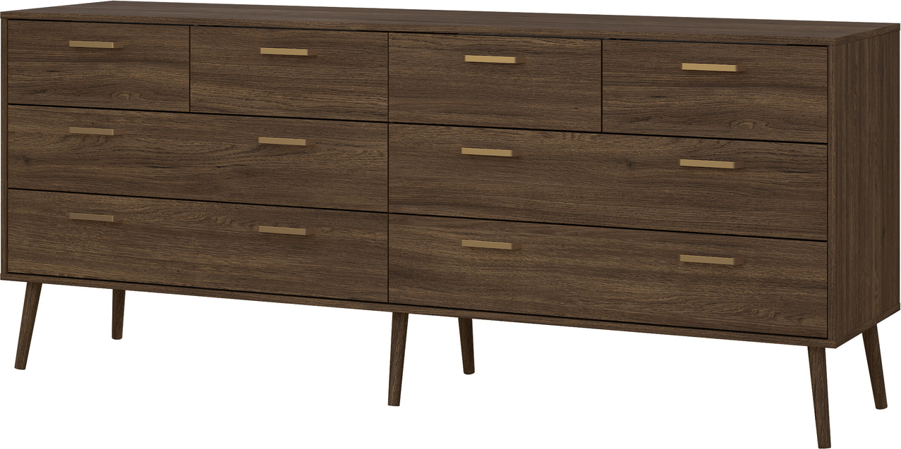 Dobbelt Kommode Vesterholm Tone   Narbonne-eg    Skuffer 44  H81 7ã B195 7ã D48   Cm