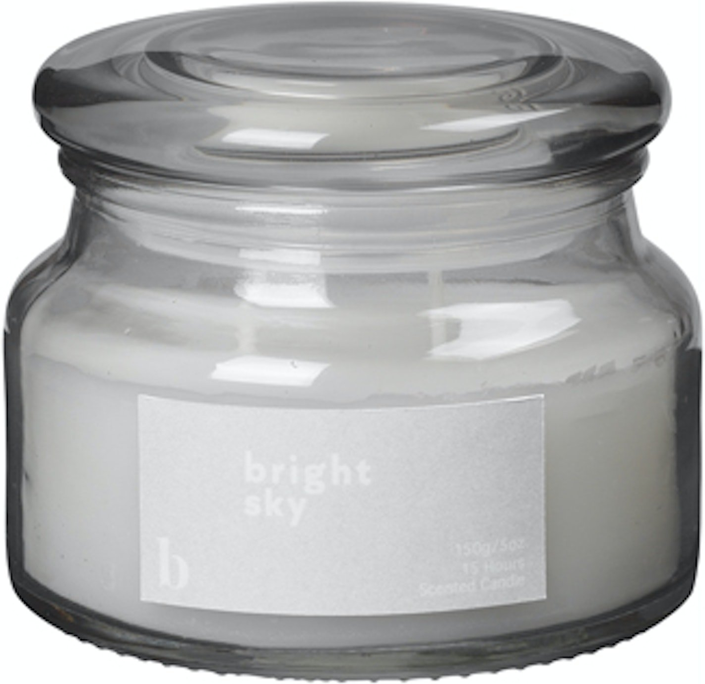 Duftlys fra Broste Copenhagen - Bright Sky, Klar Grå