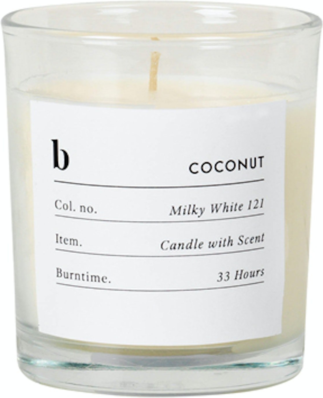 Duftlys Broste Copenhagen Coconut - 32 timers luksusduft