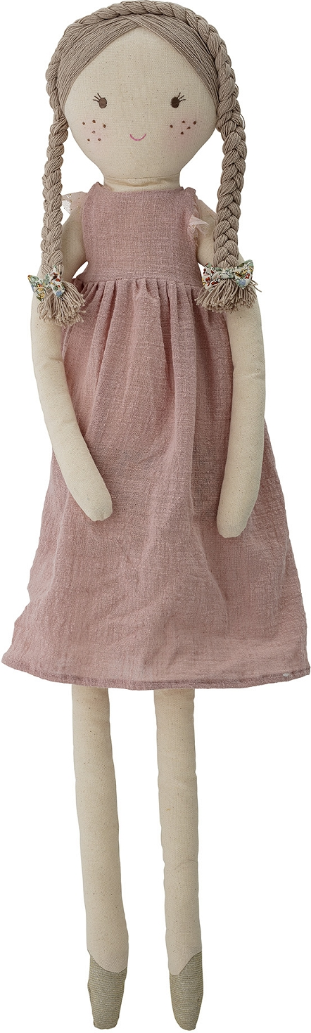 Dukke Bloomingville Mini Lilly Blødt Bomuldslegetøj 87 Cm Rose