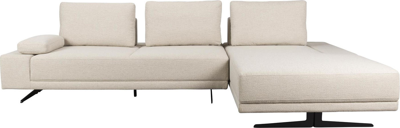 Dutchbone Shelly Chaiselongsofa Højrevendt - Lysgrå Stil