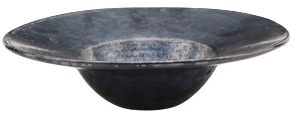 Dyb Porcelænstallerken House Doctor Pion ø25 Cm Sort Brun Reaktiv Glasur