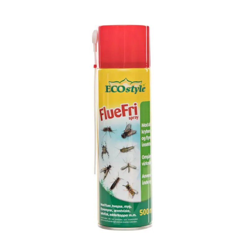 Ecostyle Fluefri Spray 500 Ml - Effektiv Insektbekæmpelse