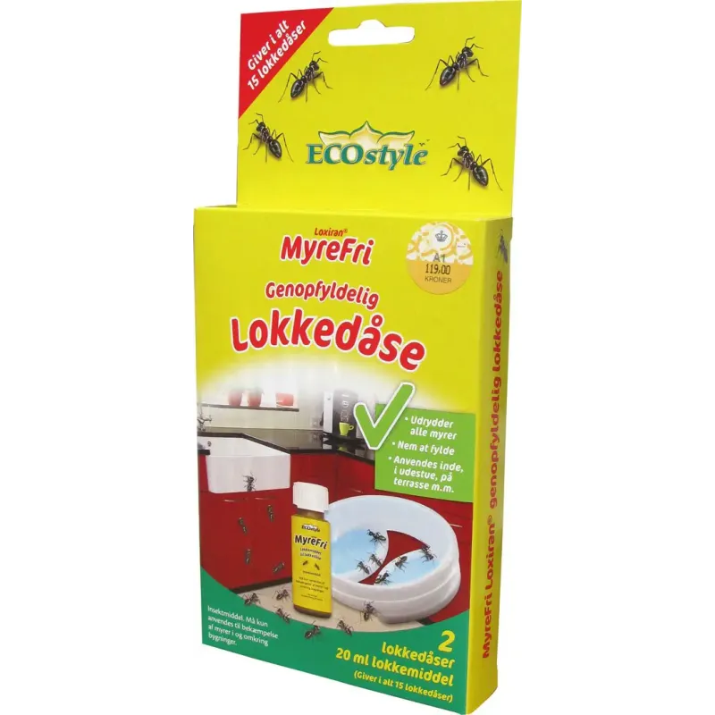 Ecostyle Myrefri Loxiran – Miljøvenlig Myrelokkedåse 2 stk.