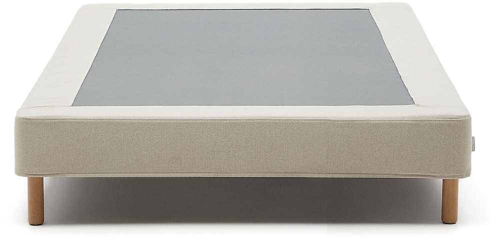 Enkeltseng Kave Home Ofelia Beige Med Maskinvaskbart Betræk  250 Kg Belastning  90x200 Cm
