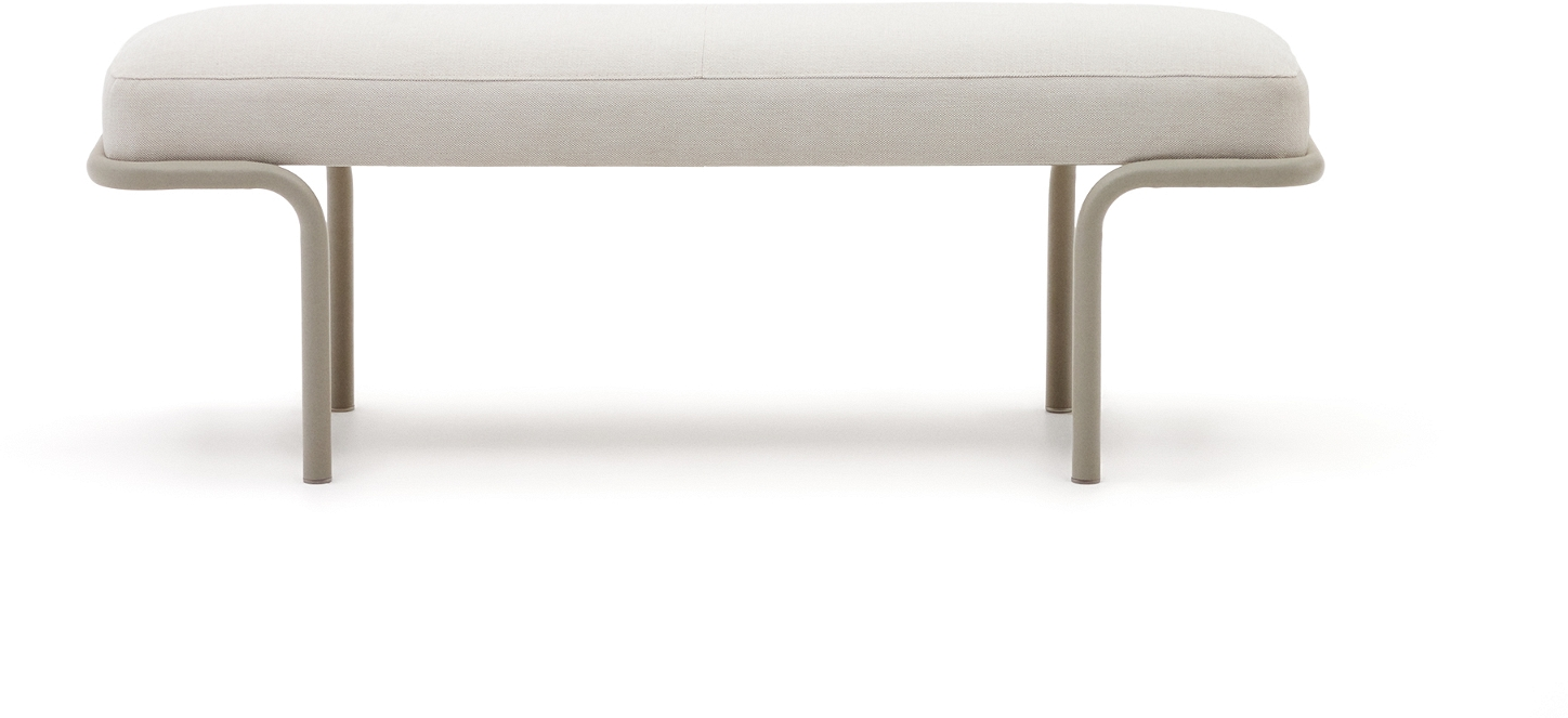 Entrébænk Kave Home Compo Beige L130xb44xh45 Cm
