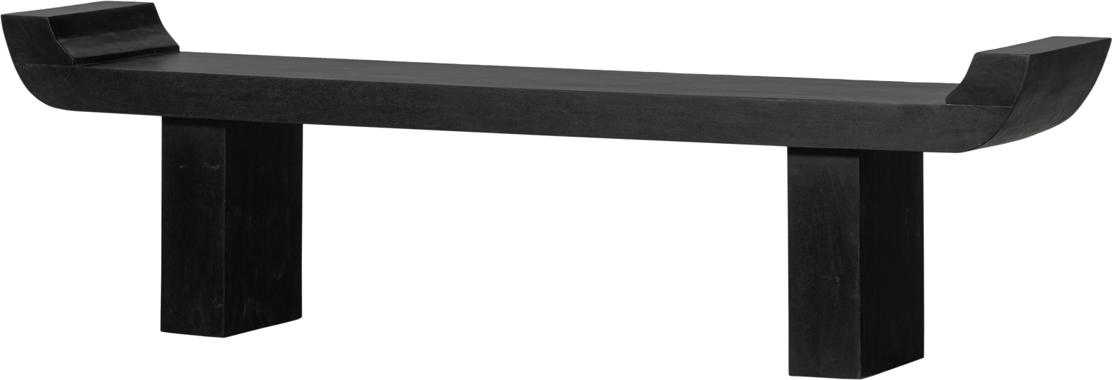 Entrébænk Woood Collection Lox Sort Mdf 183 Cm