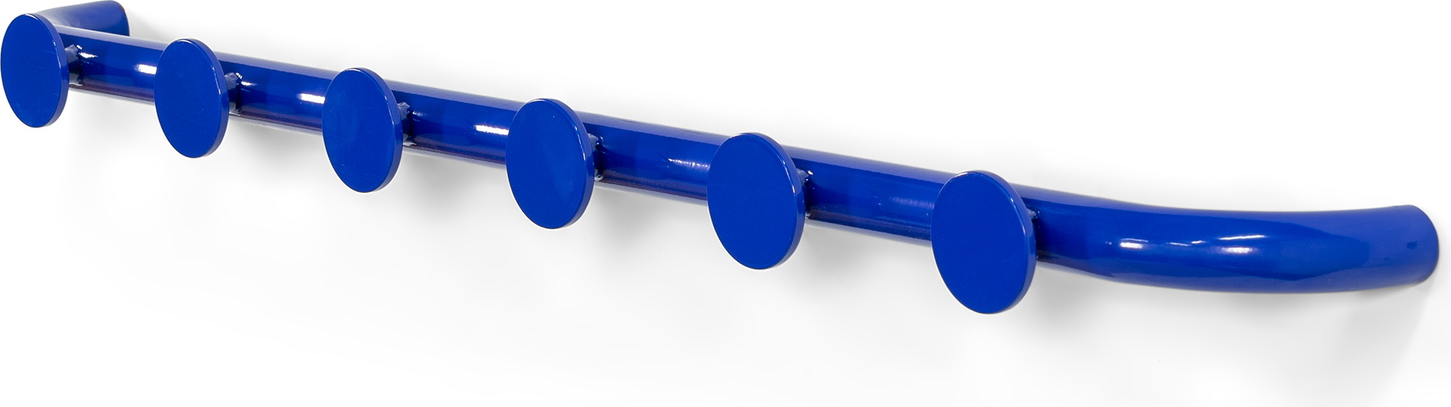 Entréknagerække Spinder Design Retro Ultramarin Stål   Kroge 75 Cm