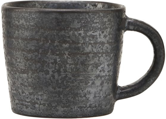 Espressokop House Doctor Pion Sort-brun Porcelæn ø6   H5   Cm Rustik Glasur