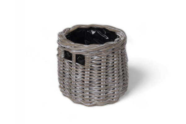 Fletkurv Kubu Naturrattan ø21 Cm
