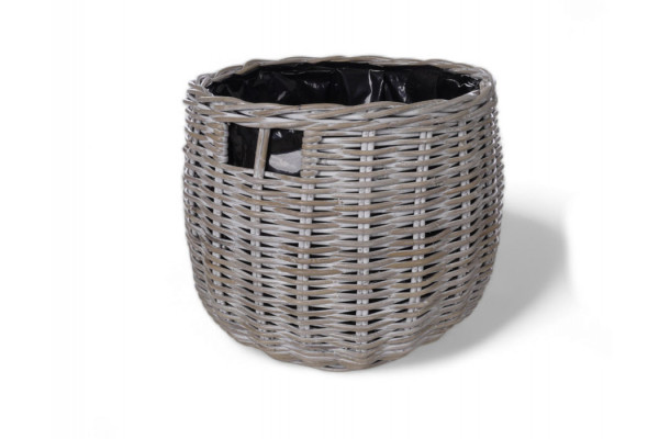 Fletkurv Kubu Naturrattan ø42 Cm