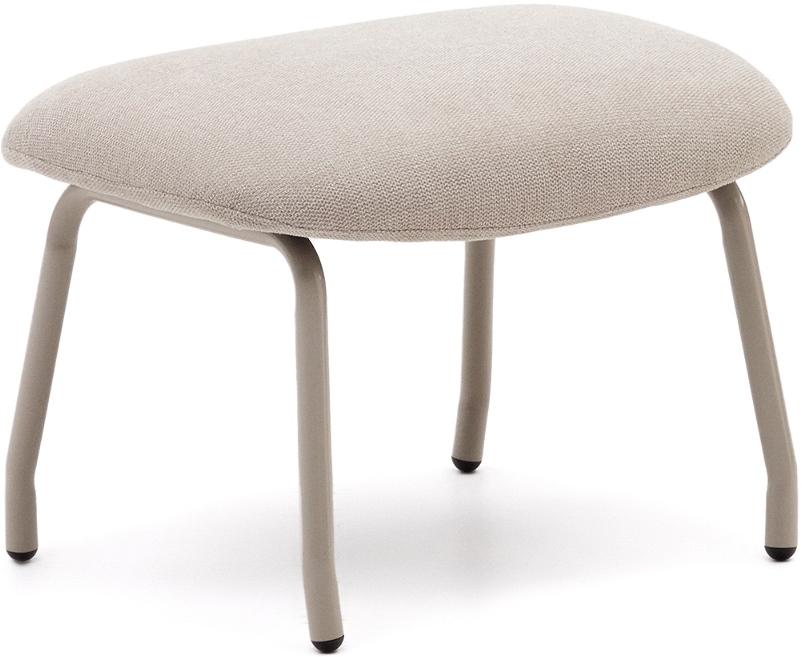 Fodstøtte i Beige Chenille - Moderne Nordisk Design